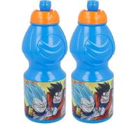 Stor Bouteille Sport 400 ml Dragon Ball Noir Taille M (Lot de 2)