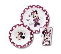 Stor Coffret Repas pour Enfants Minnie - Bol, Tasse & Assiette Enfants - Service de Table Réutilisable Sans BPA - Vaisselle Enfant pour Petit Déjeuner, Déjeuner et Dîner