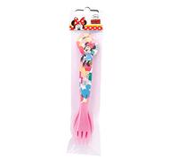 Stor Lot de 2 Couverts pour Enfants réutilisables en Plastique composé de Fourchette et cuillère Minnie Mouse