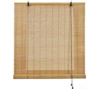 Stor enroulable bambou ocre poignée 150x175cm