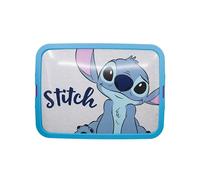 Tataway Boîte de rangement Stitch pour enfants, plastique sans BPA, lavable, avec couvercle