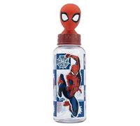 Stor Flacon original Marvel Spiderman de 560 ml pour enfants avec bouchon dévissable, sans BPA, facile à laver et réutilisable.