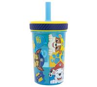 Stor Gobelet en plastique anti-retournement avec paille en silicone Paw Patrol