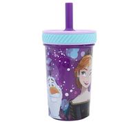 Stor Gobelet en polypropylène anti-renversement avec paille en silicone 370 ml La Reine des Neiges Violet