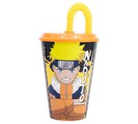 Stor Naruto Gobelet réutilisable avec couvercle et paille 430 ml
