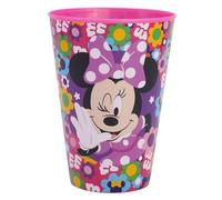 STOR Gobelet Enfant Minnie Mouse en Plastique 430ml - Sans BPA, Incassable, pour Garçons et Filles