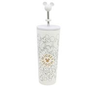 Stor Gobelet Isotherme Mickey Mouse avec Paille 770ml - Tumbler Acier Inoxydable avec Couvercle pour Boissons Chaudes et Froides