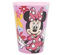 GOBELET RÉUTILISABLE POUR ENFANTS EN PLASTIQUE SANS BPA 260 ML | MINNIE MOUSE SPRING LOOK, Rose