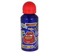 Stor Gourde Aluminium Cars pour Enfants 400ml - Bouteille avec Embout de Sécurité et Bouchon Anti-Fuite - Légère et Résistante