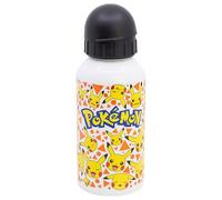 Stor Gourde Aluminium Enfant Pokémon 400ml - Bouteille avec Bec Verseur de Sécurité et Bouchon Anti-Fuite - Légère et Résistante pour Enfants