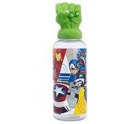 Stor Gourde Avengers 560ml Tritan avec Bouchon Figurine 3D - Bouteille Enfant Sans BPA pour Garçons et Filles