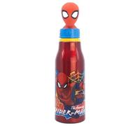 Stor Gourde Enfant en Aluminium Spider-Man 690ml avec Figurine 3D sur le Bouchon, Sans BPA, Parfaite pour Ecole et Sport
