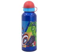 Stor Gourde Enfant Avengers en Aluminium 530ml avec Embout Anti-Fuite et Bouchon Sécurisé Réutilisable pour École Sport