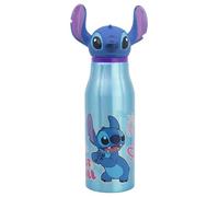 Stor S.L. Bouteille réutilisable en aluminium Stitch Drawing – 690 ml – figurine 3D