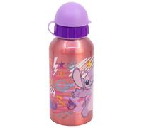 Stor Gourde enfant en aluminium Stitch Angel 400 ml - Petite gourde réutilisable imprimée par sublimation pour l’école, idée cadeau pour les fans de Stitch
