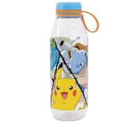 Ecozen Bouteille d'eau pour enfant 650 ml Motif Pokémon avec pendentif