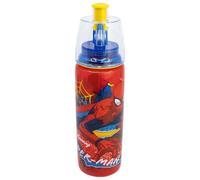 Stor Gourde Enfant Spider-Man 575ml en Plastique avec Bec Verseur et Bouton Spray Sans BPA pour Enfants