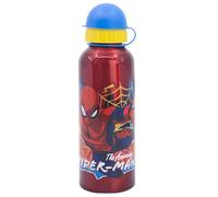 Stor Gourde Enfant Spider-Man en Aluminium 530ml avec Embout Anti-Fuite et Bouchon Sécurisé Réutilisable pour École Sport