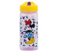 Stor Gourde réutilisable Minnie carrée pour enfant avec paille intégrée sans BPA 510 ml