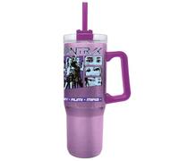 STOR Grande Tasse Isotherme avec Paille Kpop Demon Hunters 920ml Acier Inoxydable Double Paroi - Gobelet Réutilisable avec Poignée et Couvercle