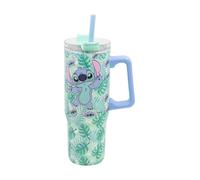 Stor Grande Tasse Isotherme avec Paille Stitch 920ml Acier Inoxydable Double Paroi - Gobelet avec Poignée et Couvercle