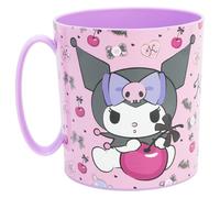 Stor Tasse en plastique Kuromi réutilisable pour micro-ondes 390 ml