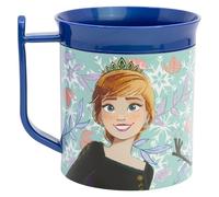 Stor La Reine des Neiges Tasse en plastique réutilisable pour micro-ondes 400 ml