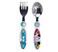 COUVERTS EN MÉTAL POUR ENFANTS. 2 PIÈCES | MINNIE MOUSE BEING MORE MINNIE MOUSE