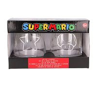 Stor Lot de 2 Verres en Verre 510 ML Super Mario, Unique, Standard