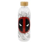 Stor Marvel - Grande Bouteille en Verre réutilisable et transportable Deadpool - Transparent