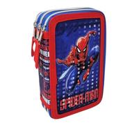 Stor Marvel Trousse multi-compartiments Spiderman complète 44 pièces stylos, crayons de couleur, feutres