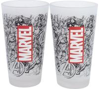 Stor Marvel Verres Avec Illustration De Bande Dessinée 490ml 2 Unités One Size