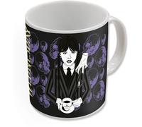 Stor Mercredi Mug Heat Change thermoréactif 320 ml - Tasse en céramique - Noir