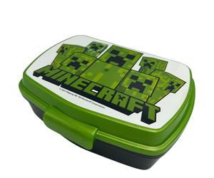 Stor - Minecraft Lunchbox - Porte-Goûter Scolaire pour Enfants - Boîte à Déjeuner Portable pour Déjeuner, Repas ou Collation - 18x5x13 cm