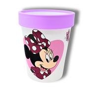 Stor Minnie Mouse Gobelet Plastique Paille pour enfants, antidérapant, sans BPA, 260 ml, pour la maternelle, le camping, réutilisable