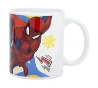 Stor Mug en Céramique Spider-Man 325ml - Mug de Petit-Déjeuner avec Design Original en Sublimation - Produit Officiel Marvel - Idéal pour Café et Thé