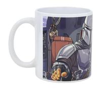 Stor Tasse à sublimation en céramique Mandalorian 325 ml Coffret cadeau
