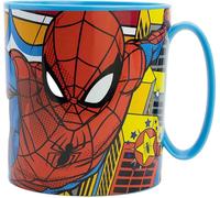 STOR Gobelet en plastique pour enfants Marvel Spiderman Spider-Man 350 ml, résistant au micro-ondes