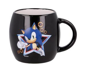 Stor Mug Globe en Céramique Sonic Le Hérisson 380ml - Grand Mug Petit-Déjeuner avec Design Original - Compatible Micro-Ondes et Lave-Vaisselle