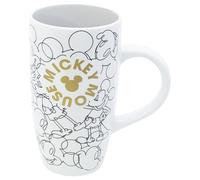 STOR Mug Latte en Céramique Mickey Mouse 695ml - Grand Mug à Café avec Designs Originaux - Compatible Lave-Vaisselle et Micro-Ondes - Produit Officiel