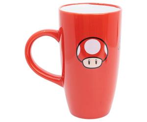 STOR Mug Latte en Céramique Super Mario Bros 695ml - Grand Mug à Café avec Designs Originaux - Compatible Lave-Vaisselle et Micro-Ondes - Produit Officiel