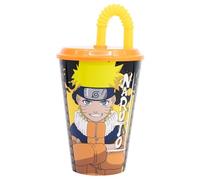 Stor Naruto Gobelet réutilisable avec couvercle et paille 430 ml