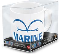 Stor One Piece Mug Offset 325 ml - Tasse en céramique - Motif Marine - Blanc