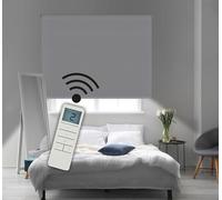 STOR PLANET | Store Électrique Intérieur Occultant Night, Isolation Thermique, Stores Motorisés pour Chambre, Cuisine, Salon, Store Automatique Fenetre et Porte | Night Blanc, 160x250cm