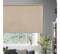 STOR PLANET | Store Enrouleur Tamisant Calm, Finitions Métalliques Haut de Gamme, Stores Intérieurs Cuisine, Salon, Chambre, Stores enrouleurs avec mesures de Fenetre et Porte | Camel, 80x250cm