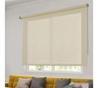 STOR PLANET | Store Enrouleur Tamisant Soft, Store Transparent et Lumineux, Stores Intérieurs Cuisine, Salon, Chambre, Stores enrouleurs avec mesures de Fenetre et Porte | Beige,160x180cm