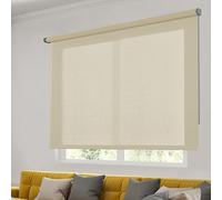 STOR PLANET | Store Enrouleur Tamisant Soft, Store Transparent et Lumineux, Stores Intérieurs Cuisine, Salon, Chambre, Stores enrouleurs avec mesures de Fenetre et Porte | Beige, 160x250cm