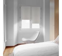 STOR PLANET | Store Occultant sans Perçage, Stores Enrouleurs Intérieurs, Stores Faciles à Installer pour Fenêtre oscillo battante, Plafond et Mur | Ivoire 45x180cm