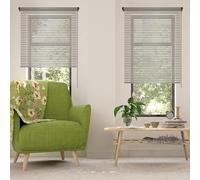 STOR PLANET | Stores Intérieurs Décoratifs, Stores Enrouleurs Tamisant Scene, Rayures Blanc, 100x180cm, Polyester, Translucide, Manuel, Fenêtre, Porte, Cordon/Chaîne