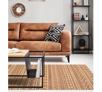 STOR PLANET | Tapis Bambou Cool, Tapis Naturel pour Salon, Chambre, Souris, Salle de Bain, Tapis Paillasson Intérieur. Tapis Long, Grand Format Jusqu'au 240cm | Ethnic Natural, 160x240cm
